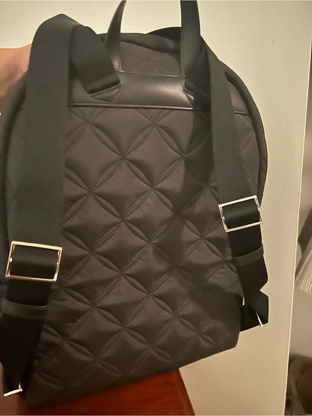 kate spade Quilted Black Nylon Backpack